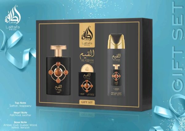 3 in 1 set Al Qiam Gold Lattafa Pride